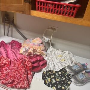 Colorful Kids Clothing and Shoes Set